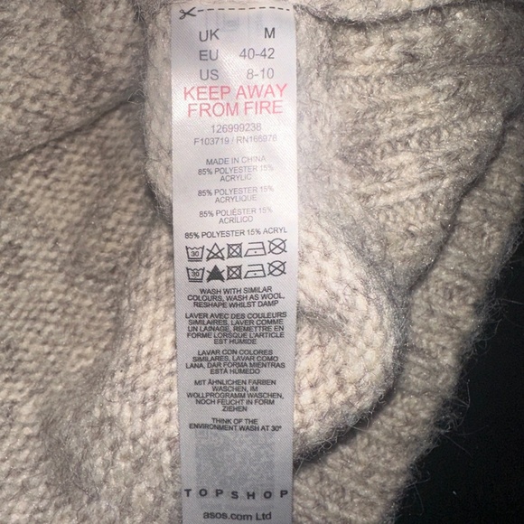 Topshop Sweater Dress - Picture 5 of 6